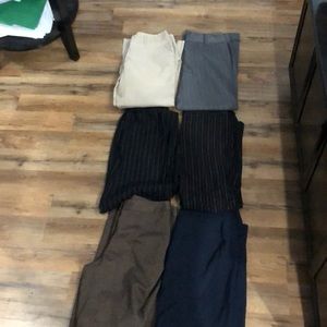 6 pairs of dress pants